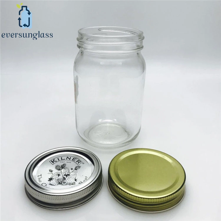 Wholesale Factory Price 500ml Wide Mouth Round Glass Canning Jars Wholesale