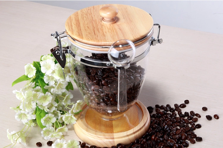 High Quality Preserve Food Canisters Plastic Air-Tight Candy Coffee Storage
