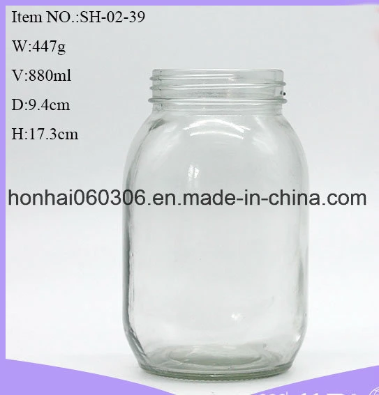 Glass Mason Jar with Plastic Lid/Ferment &amp; Store Kombucha Tea or Kefir/Use for Canning, Storing, Pickling &amp; Preserving Dishwasher Safe, Airtight Liner Seal
