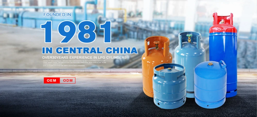 Chinese Low Pressure Cylinders Camping 3kg Gas Canister