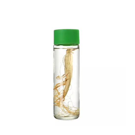 800ml-1000ml High Borosilicate Transparent Empty Glass Jar/Bamboo Tea Canister/Storage of Canned/Kitchen Dry Goji Berries Coffee Beans Storage Tank Home Storage