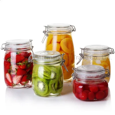 Wholesale Glass Sealed Jar Tea Dry Fruit Storage Jar Food Storage Glass Jar Sealed Bottle